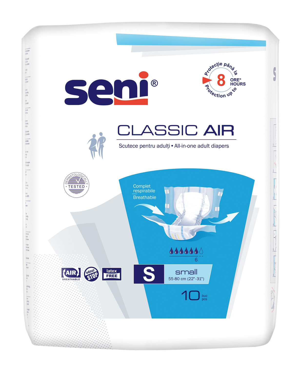 Підгузки для дорослих SENI CLASSIC AIR small.(10 шт.)